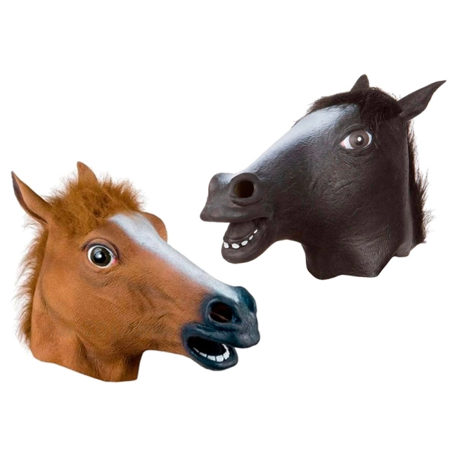 маска головы коня