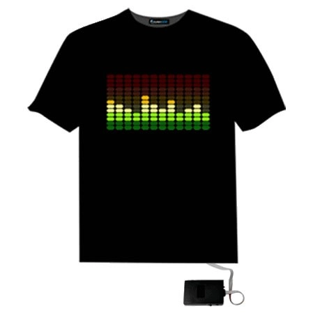 музыкальная футболка эквалайзер