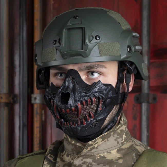 маска на пів обличчя захисна