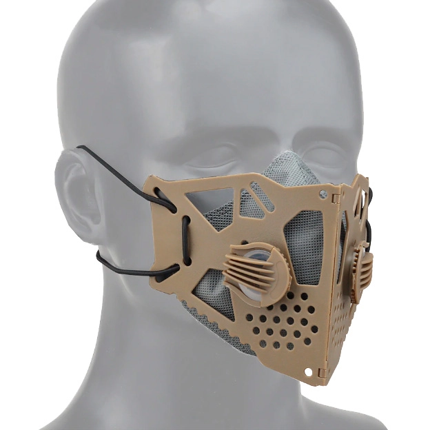 защитная маска для половины лица тактическая