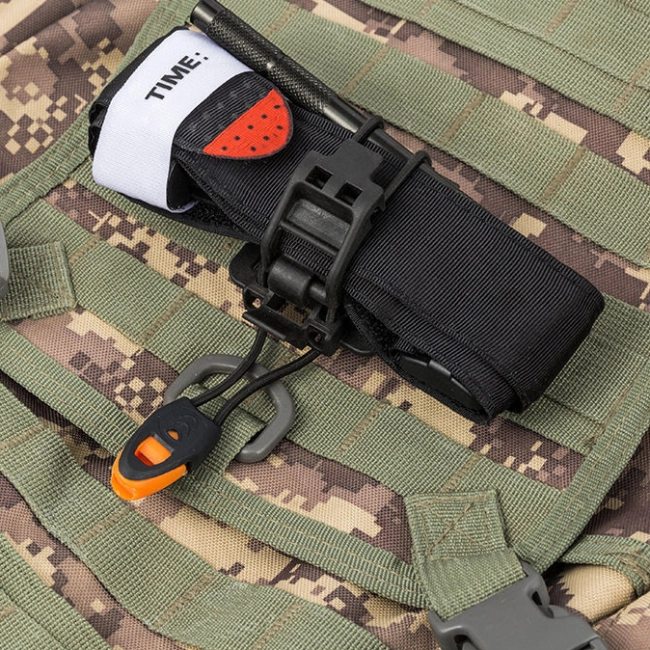 зажим для фонарика к molle