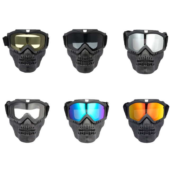 тактическая маска череп на все лицо