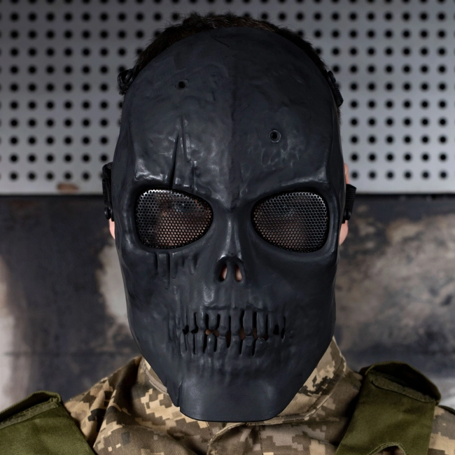 маска тактическая для лица череп