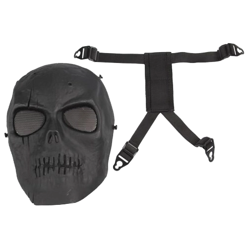 тактическая маска череп на лицо