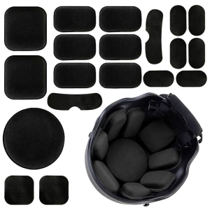 Защитные подушки для шлема (9 подушек и 10 креплений) подушки для шлема