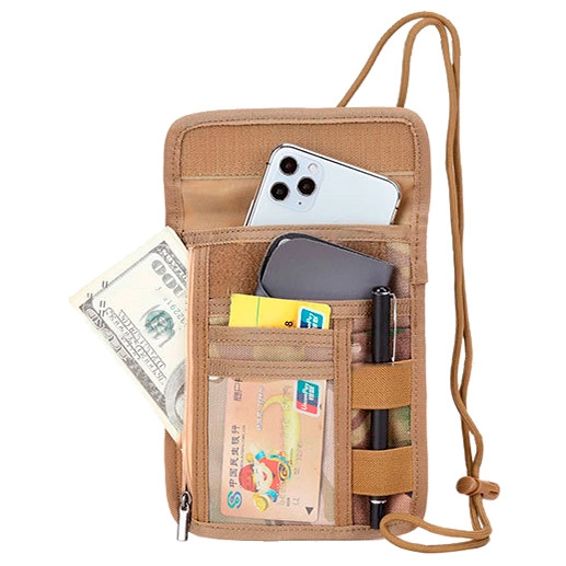 тактический футляр для документов на шею