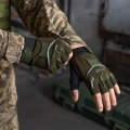 перчатки без пальцев тактические