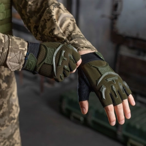 перчатки без пальцев тактические
