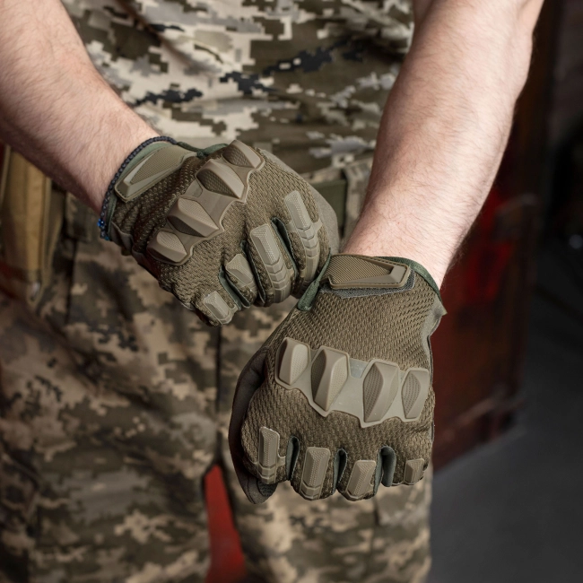 перчатки тактические с усилением