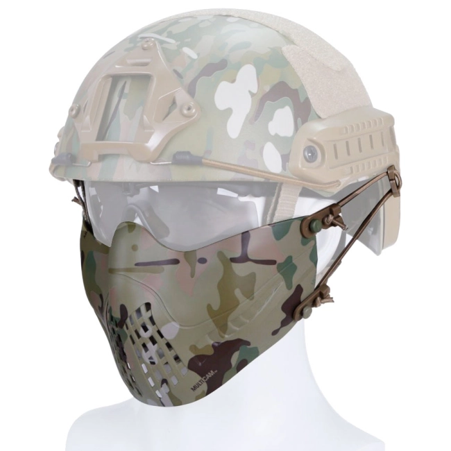 тактическая маска для половины лица