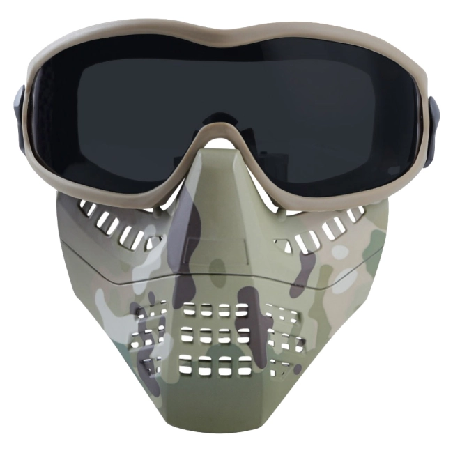 маска для обличчя захисна з окулярами