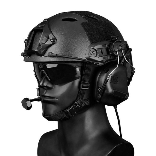 тактична гарнітура з шумозаглушенням на шолом