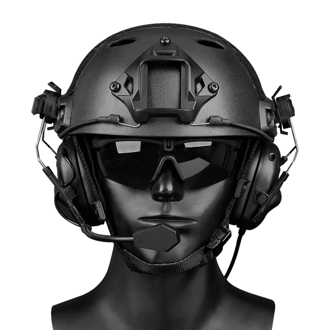 гарнітура тактична з кріпленням на шолом