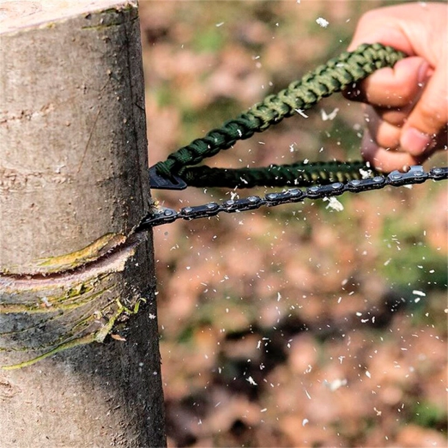 цепная ручная карманная пила паракорд