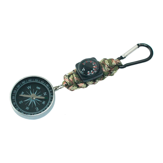 брелок с компасом и термометром