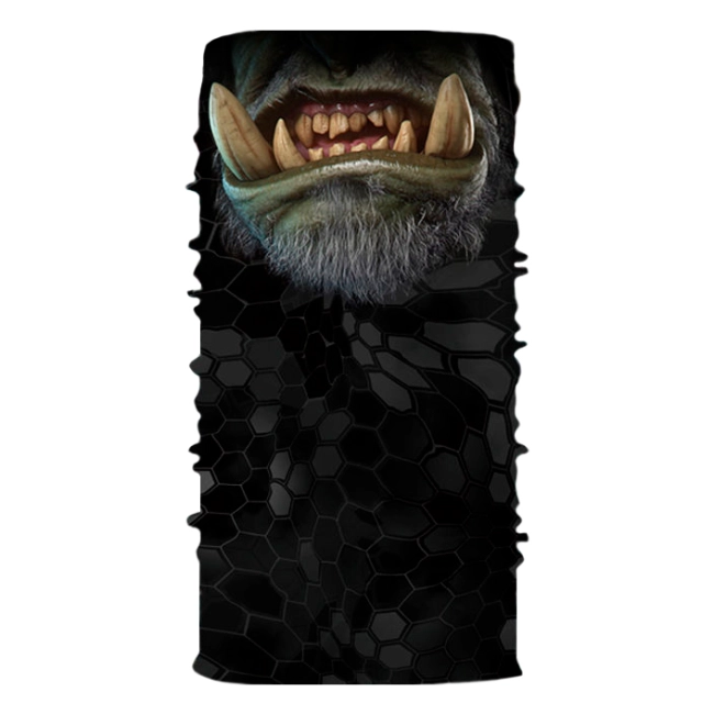 бафф с рисунком орка