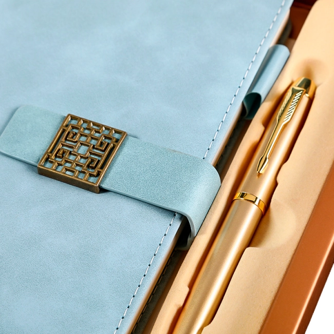 подарочный набор ежедневник и шариковая ручка