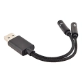 USB на 2х 3.5 jack