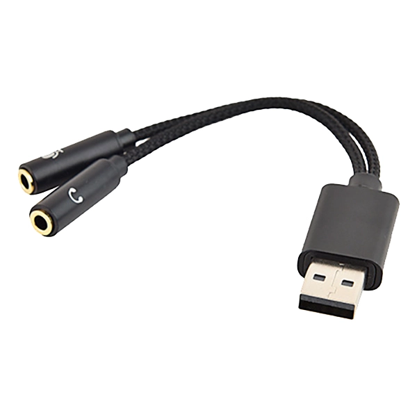 переходник 2х jack 3.5 на usb
