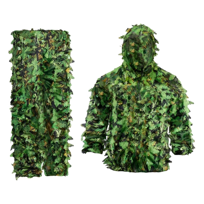 камуфляжний костюм з листям