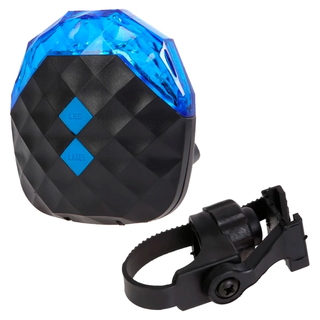 фонарь задний с лазером на велосипед