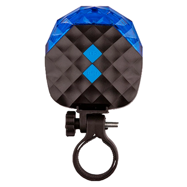 фонарь с лазером задний для велосипеда