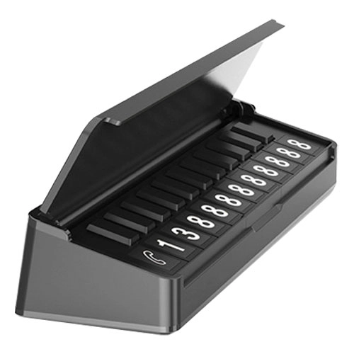 візитівка в машину для номера телефону