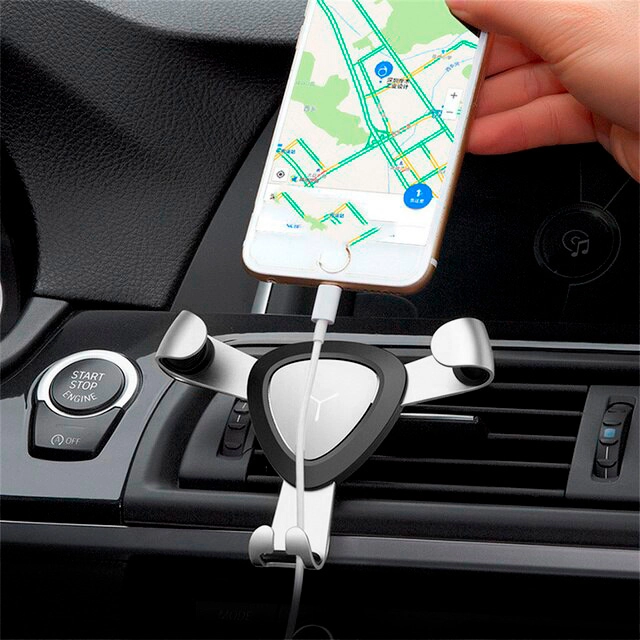 автомобильный держатель на воздуховод для телефона