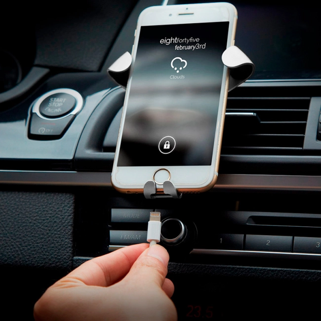 держатель для телефона автомобильный гравитационный