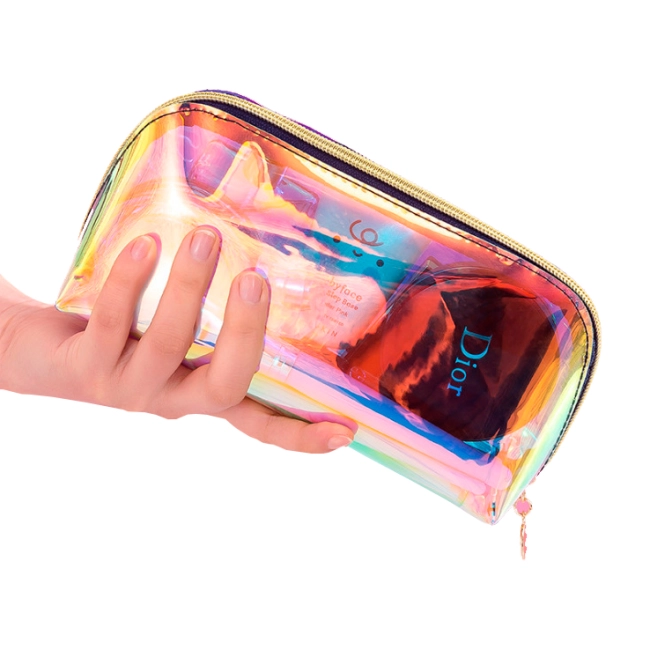 женская прозрачная косметичка