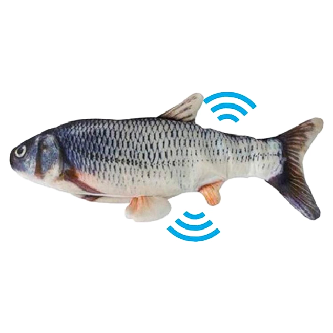 игрушка рыба для котов движущаяся