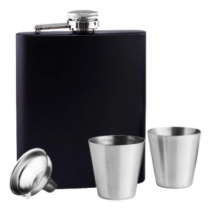 Набір з флягою та чарками набір подарунковий з флягою та чарками