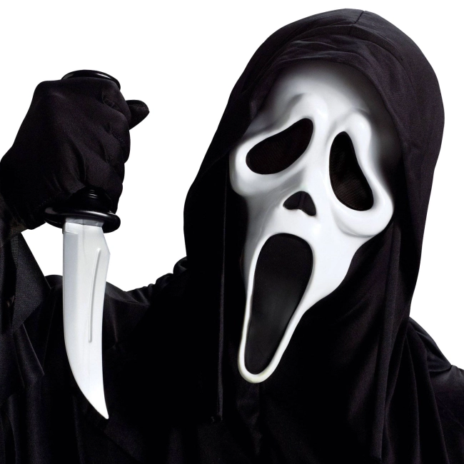 латексная маска крик