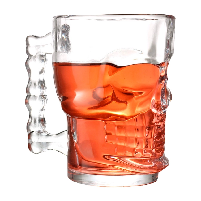 пивной бокал череп