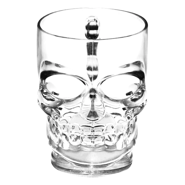 бокал с черепом для пива