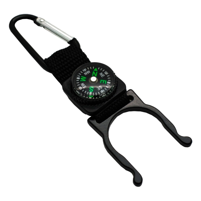 компас с карабином для бутылки
