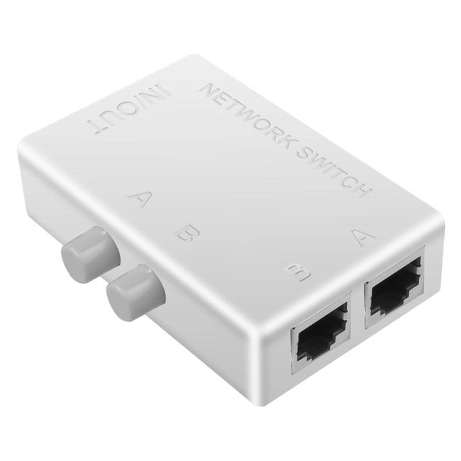комутатор 2 порти RJ45 RJ45