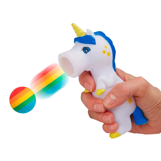 стреляющий единорог с шариками