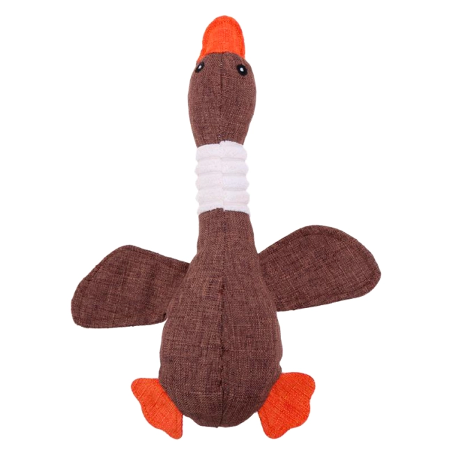 игрушка утка пищалка для собак