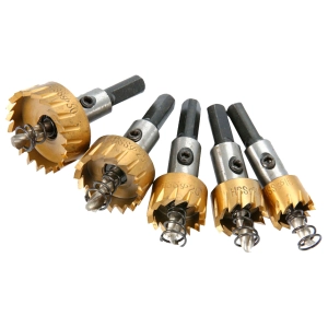 набор корончатых сверл по металлу