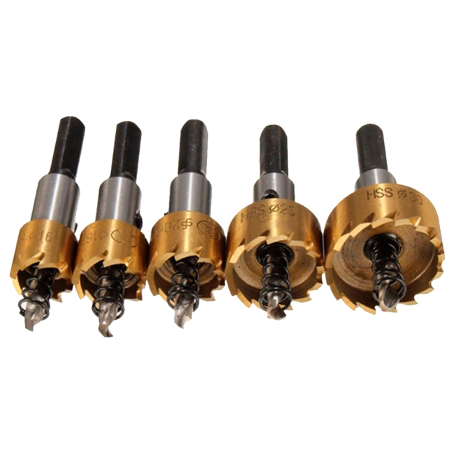 набір корончатих свердл для металу