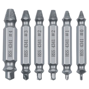 Набір екстракторів для видалення гвинтів 6 шт набір екстракторів 6 шт