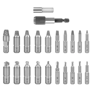 Набор экстракторов для винтов сломанных (22 шт) набор экстракторов для винтов
