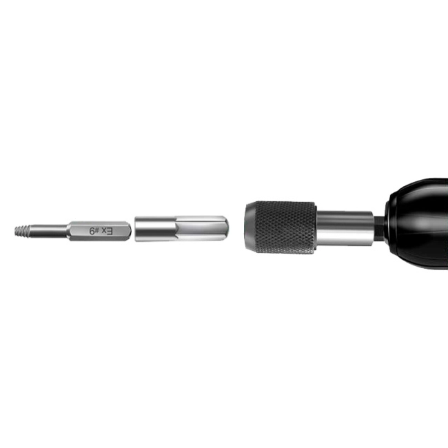 набір екстракторів для видалення зламаних гвинтів