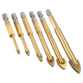 набір свердл для скла та плитки з шестигранним хвостовиком