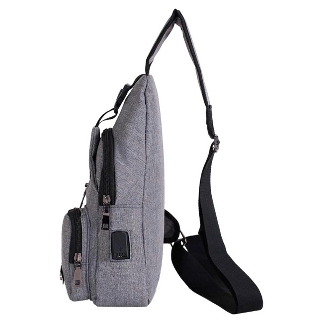 рюкзак через плечо с usb