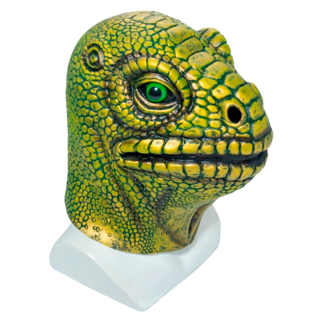 маска в виде ящерицы