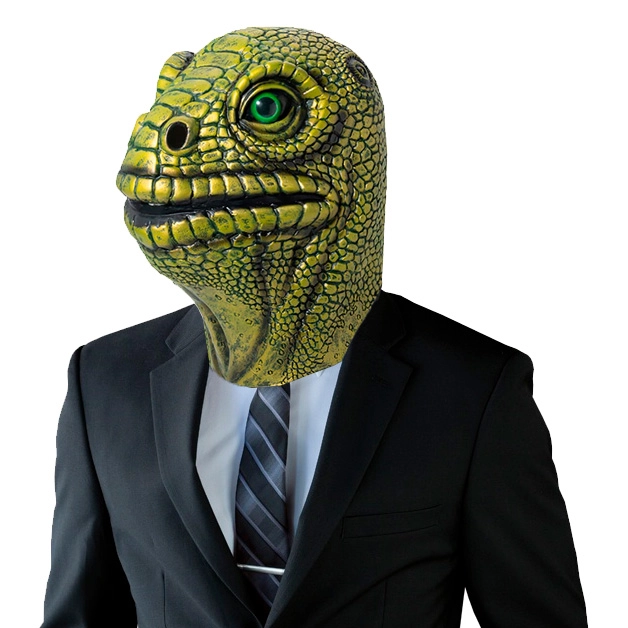 маска на голову ящерица