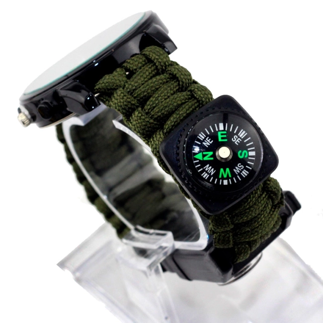 паракордовий браслет з годинником для виживання