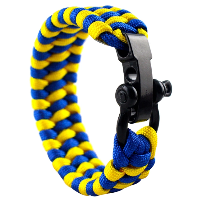 браслет з паракорду прапор України